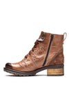 Dromedaris Karissa Leather Boot in Saddle