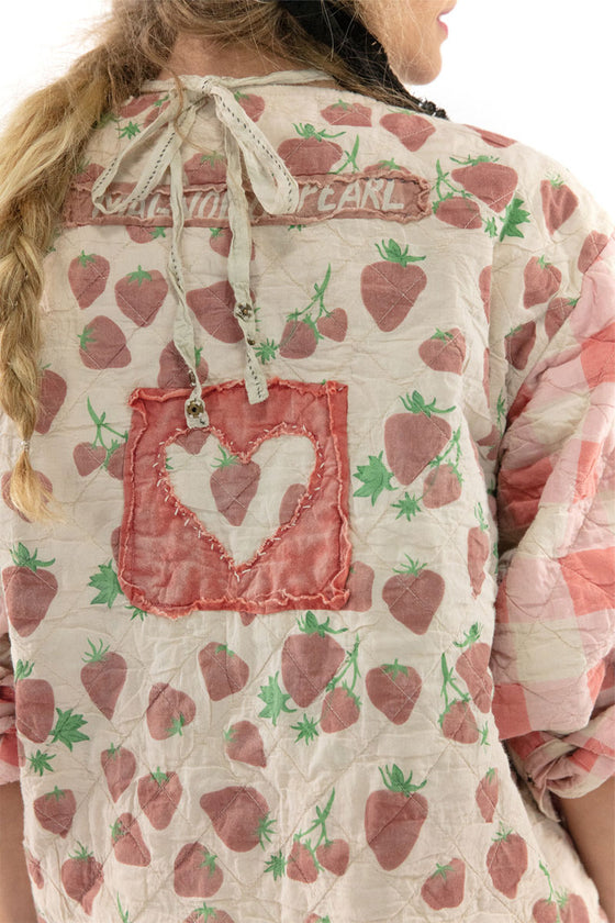 Magnolia Pearl Quilted Edi Coat in Poteet Picnic