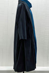 Saga Corduroy Long Jacket in Black