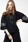 Sister Mary By Ivy Jane Mora Top in Black