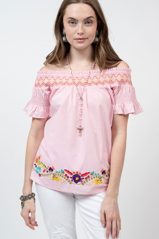Sister Mary By Ivy Jane Thalia Top in Pink